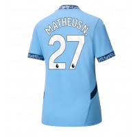 Manchester City Matheus Nunes #27 Heimtrikot Frauen 2024-25 Kurzarm